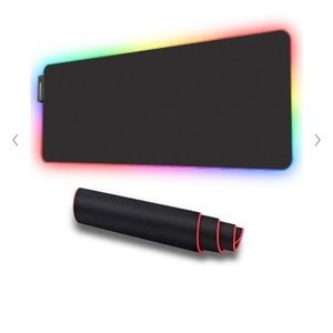 LUXCOMS RGB Soft Gaming Mouse Pad Large